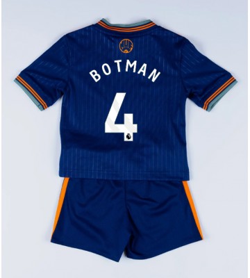 Newcastle United Sven Botman #4 Tredjetrøje Børn 2025-26 Kortærmet (+ Korte bukser)